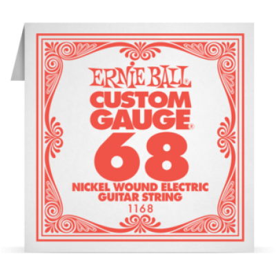 Ernie Ball 068 Nickel Wound ﻿Electric and Acoustic Guitar 1168