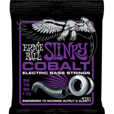 Ernie Ball Power Slinky Cobalt Bass Strings 55-110 2731