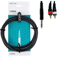 Gewa Basic Line Y Stereo Jack - RCA 1.5m