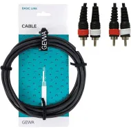 Gewa Basic Line Twin Cable RCA-RCA 1.5m