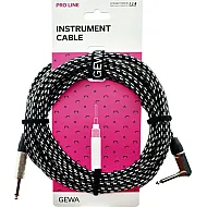 Gewa Pro Line Instrument Tweed Cable Jack-Angled Jack 3m