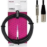 Gewa Pro Line Stereo Audio Cable Jack - XLR(m) 3m