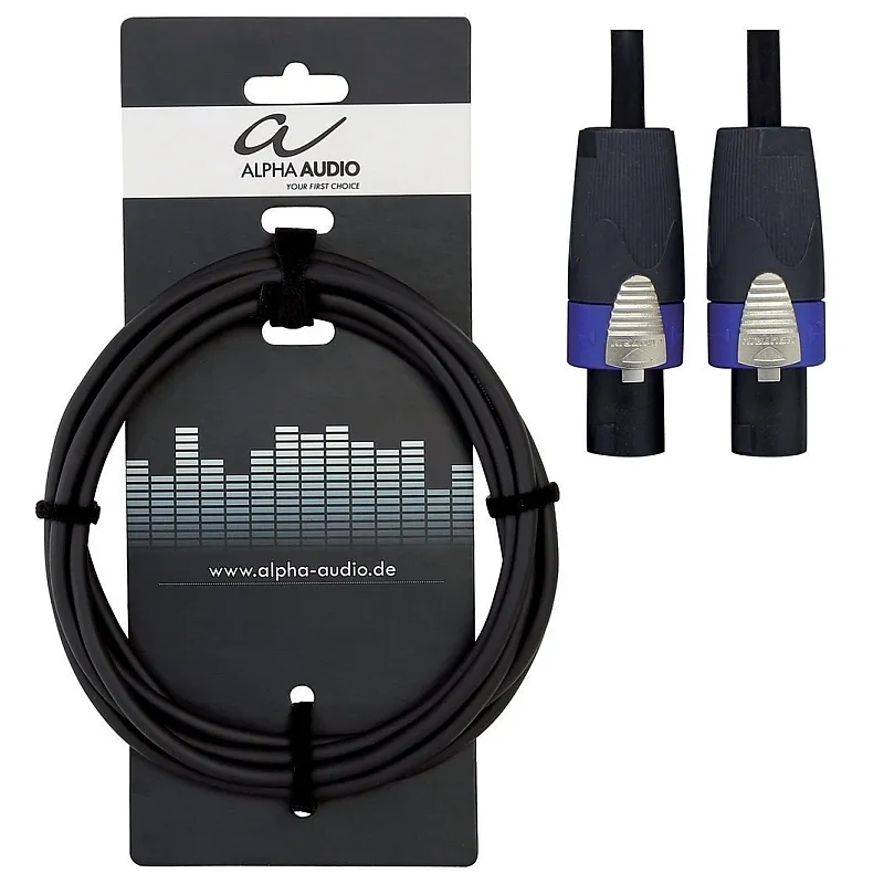 Alpha Audio Peak Line Speaker Cable Speakon - Speakon 9m Alpha Audio Peak Line Speaker Cable Speakon - Speakon 9m