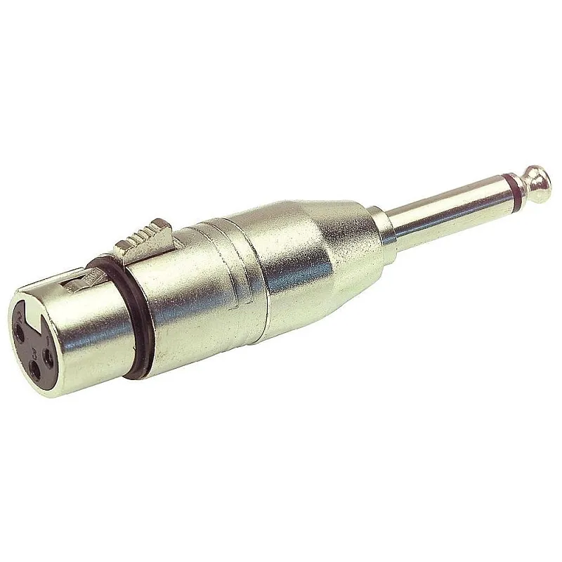 Adapter XLR(f) - 6.3mm Mono Jack Plug