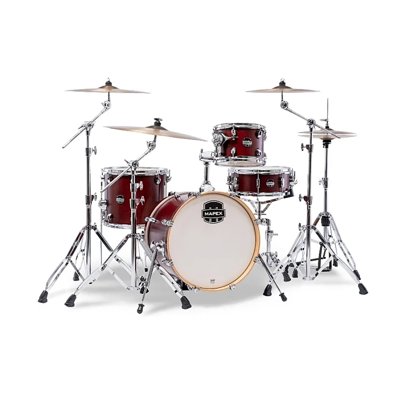 Mapex Mars Maple 4-Piece Bop Shell Pack Merlot Satin (MS)