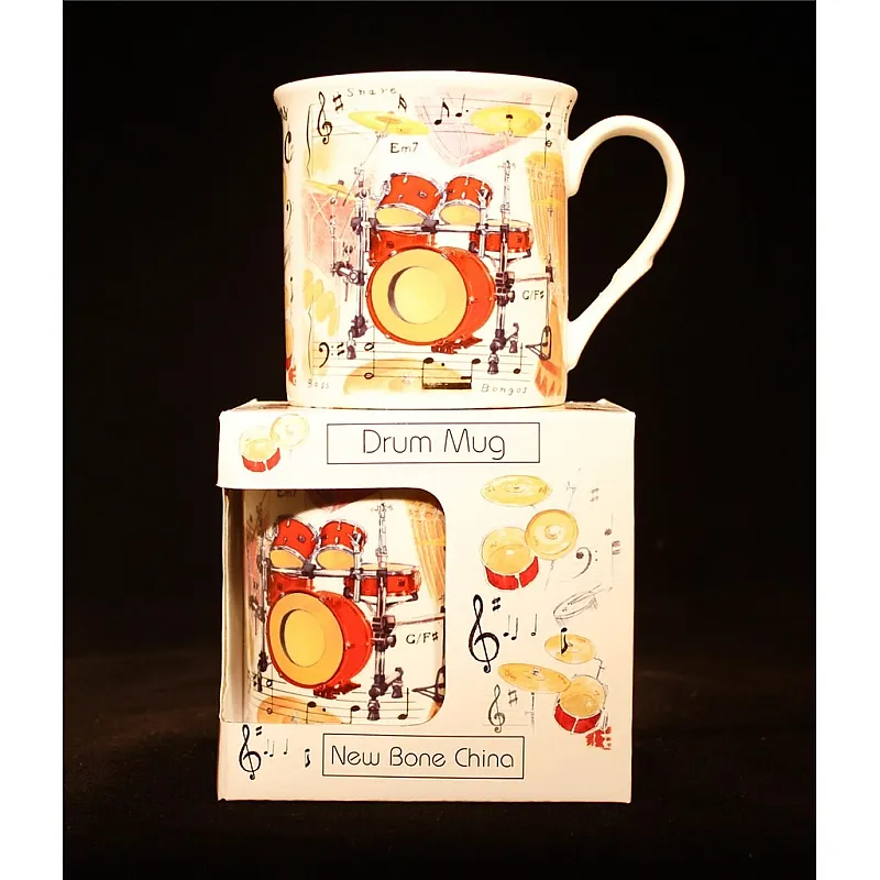 Fine China Mug - Drums Design
