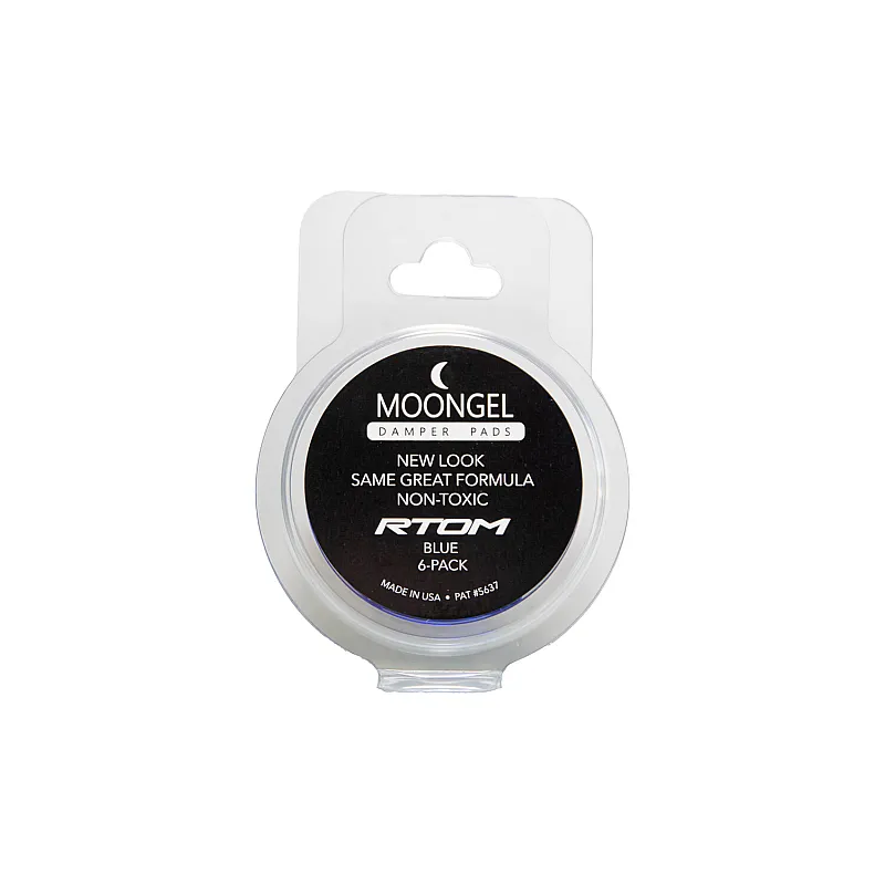 RTOM MoonGel Blue Damper Pads (6pk)