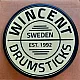 Wincent W-6RLP 6'' Round Logo Practice Pad