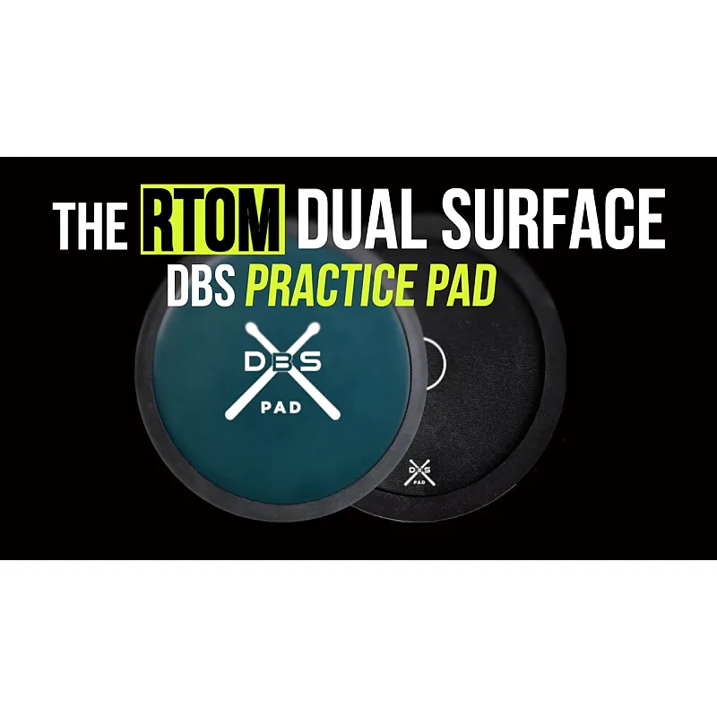 RTOM DBS 7'' Dual Surface Practice Pad