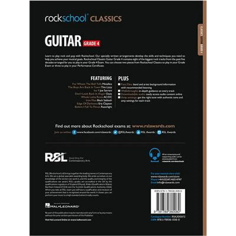 Rockschool Classics Guitar Grade 4 2018+ Rockschool Classics Guitar Grade 4 2018+