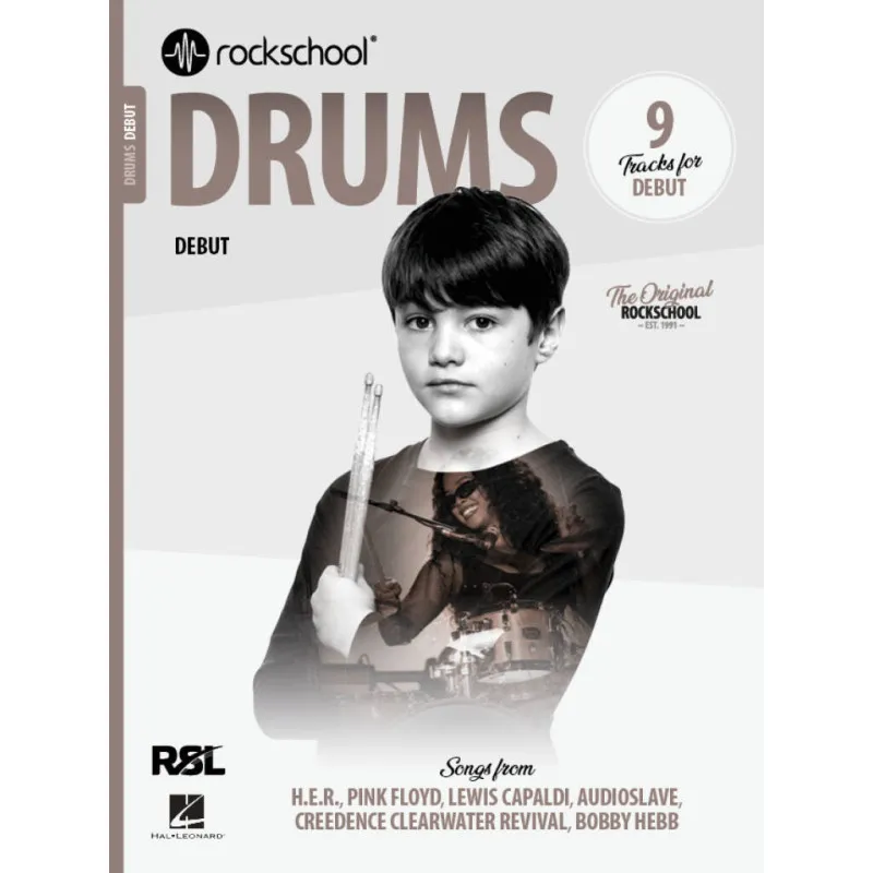Rockschool Drums Debut 2024 (Book/Audio) Rockschool Drums Debut 2024 (Book/Audio)