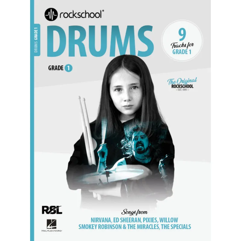 Rockschool Drums Grade 1 2024 (Book/Audio)