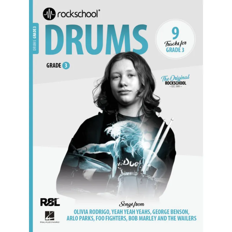 Rockschool Drums Grade 3 2024 (Book/Audio) Rockschool Drums Grade 3 2024 (Book/Audio)