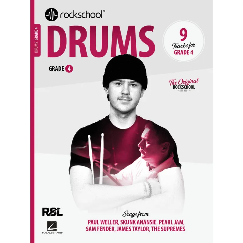 Rockschool Drums Grade 4 2024 (Book/Audio) Rockschool Drums Grade 4 2024 (Book/Audio)