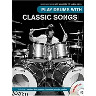 Play drums with classic songs