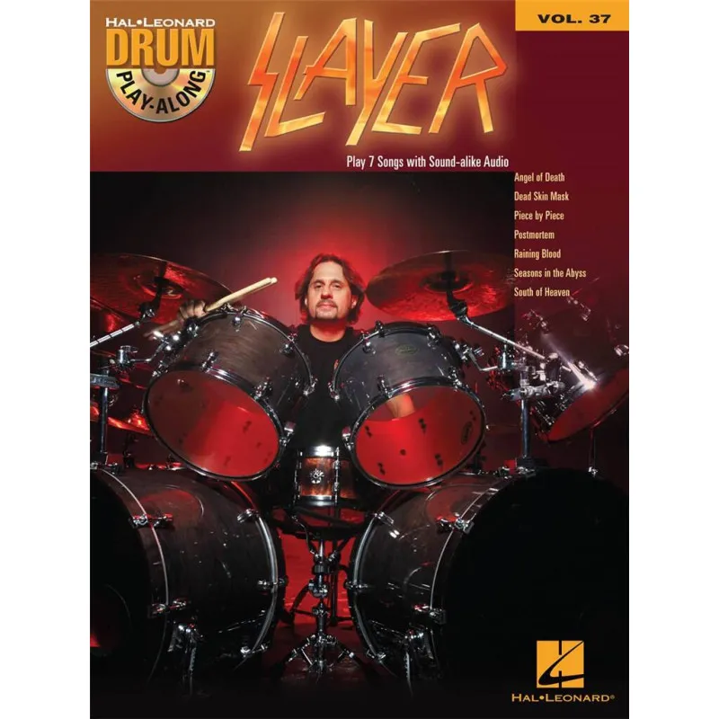 Drum Play-Along Slayer Volume 37 (Book/CD)