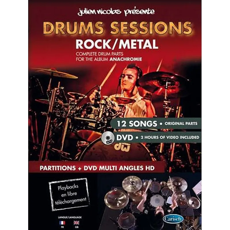 Drums Sessions Drums Bk/Dvd