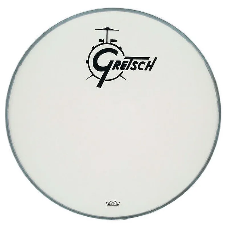 Remo 20'' Ambassador Coated Bass Drum Gretsch logo