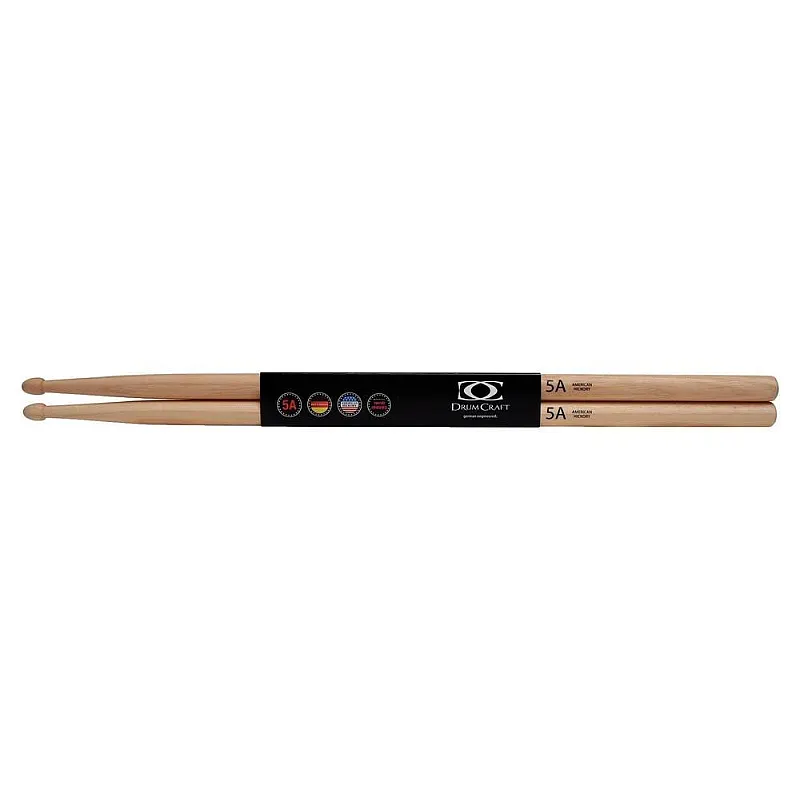 DrumCraft 5A Hickory Drumsticks DrumCraft 5A Hickory Drumsticks