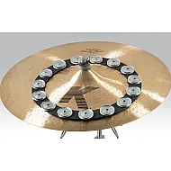 LP3814BGA LP 14'' Tambo-Ring Black Sand Galvanized Steel Jingles
