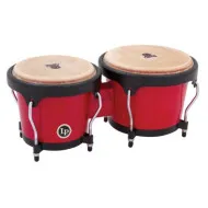 LPA601-RW LP Aspire Wood Bongos, Red/Black