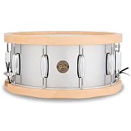 Gretsch S1-6514A-WH Aluminum/Wood Hoop 14''x6.5'' Snare 