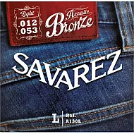 Savarez A130L Bronze Acoustic guitar Light set 12-53