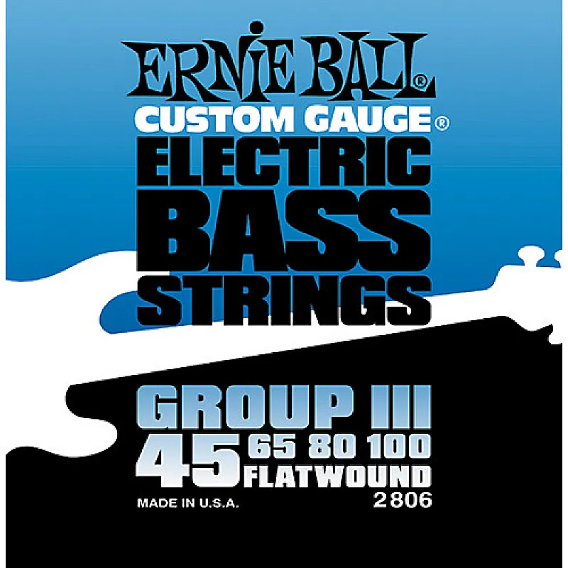 Ernie Ball Flatwount Group ΙIΙ Bass Strings 45-100 2806