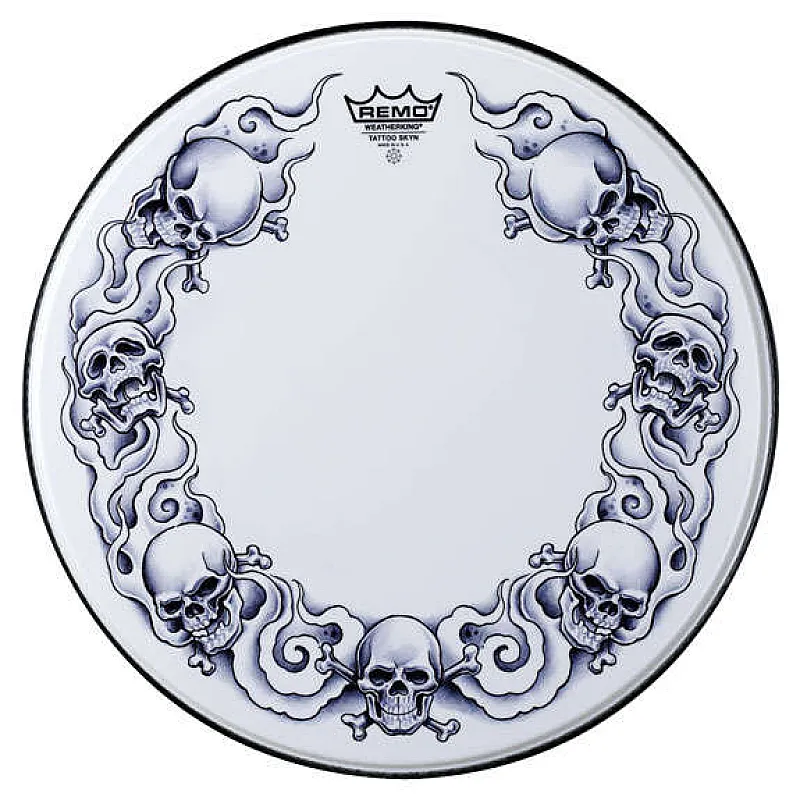 Remo 14'' Skulls White Remo 14'' Skulls White
