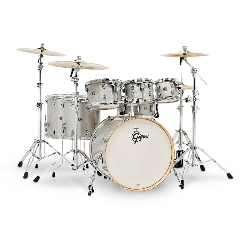 Gretsch Catalina Maple 7-piece Set - Silver Sparkle