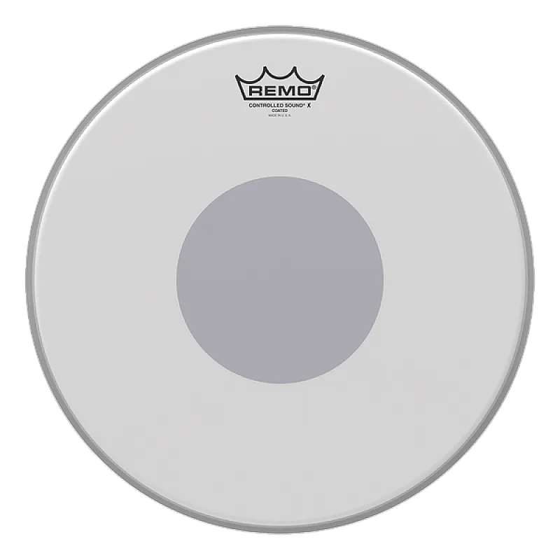 Remo 13'' Controlled Sound X Coated Black Dot Remo 13'' Controlled Sound X Coated Black Dot