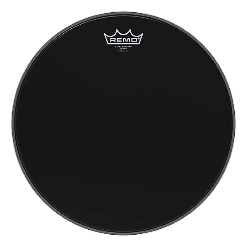 Remo 20'' Ebony Ambassador Bass Drum