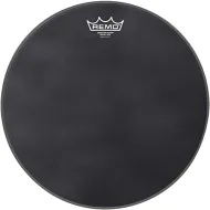 Remo 14'' Black Suede Ambassador Hazy Snare Side  