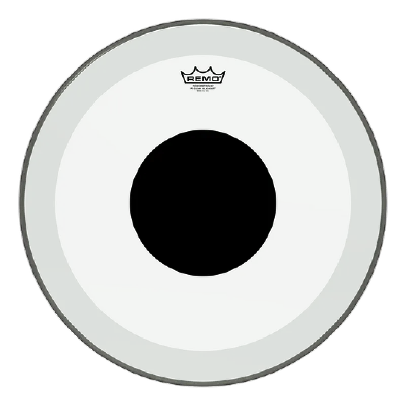 Remo 22'' Powerstroke 3 Clear Black Dot Bass Drum Remo 22'' Powerstroke 3 Clear Black Dot Bass Drum