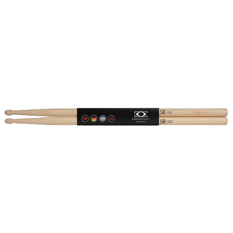 DrumCraft 5B Hickory Drumsticks