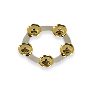 LP3806SBS LP 6'' Tambo-Ring Stainless Steel Brass Jingles