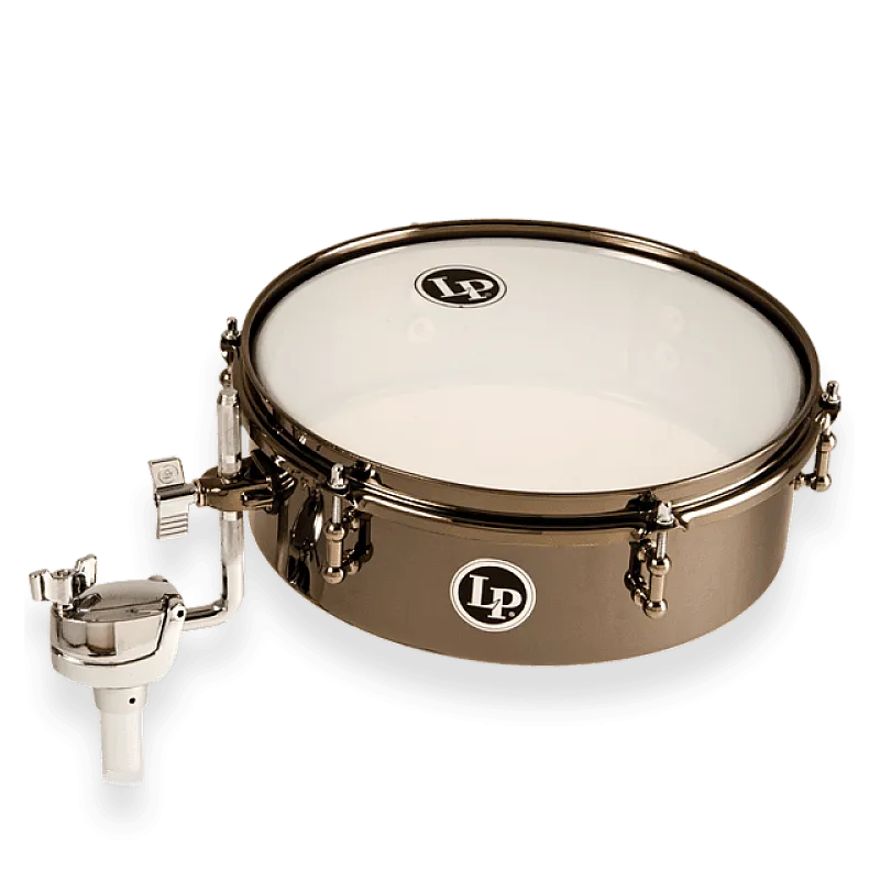 LP812-BN 12''x4'' DrumSet Timbale Black Nickel 