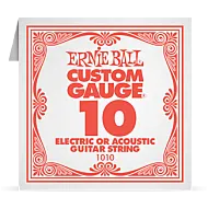 Ernie Ball 010 Plain Steel ﻿Electric and Acoustic Guitar 1010