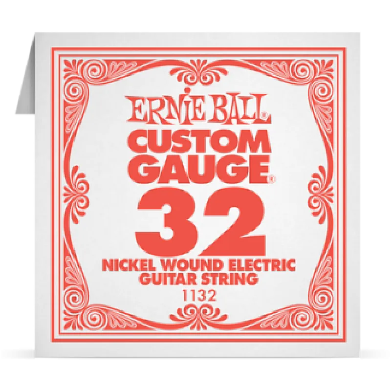 Ernie Ball 032 Nickel Wound ﻿Electric and Acoustic Guitar 1132