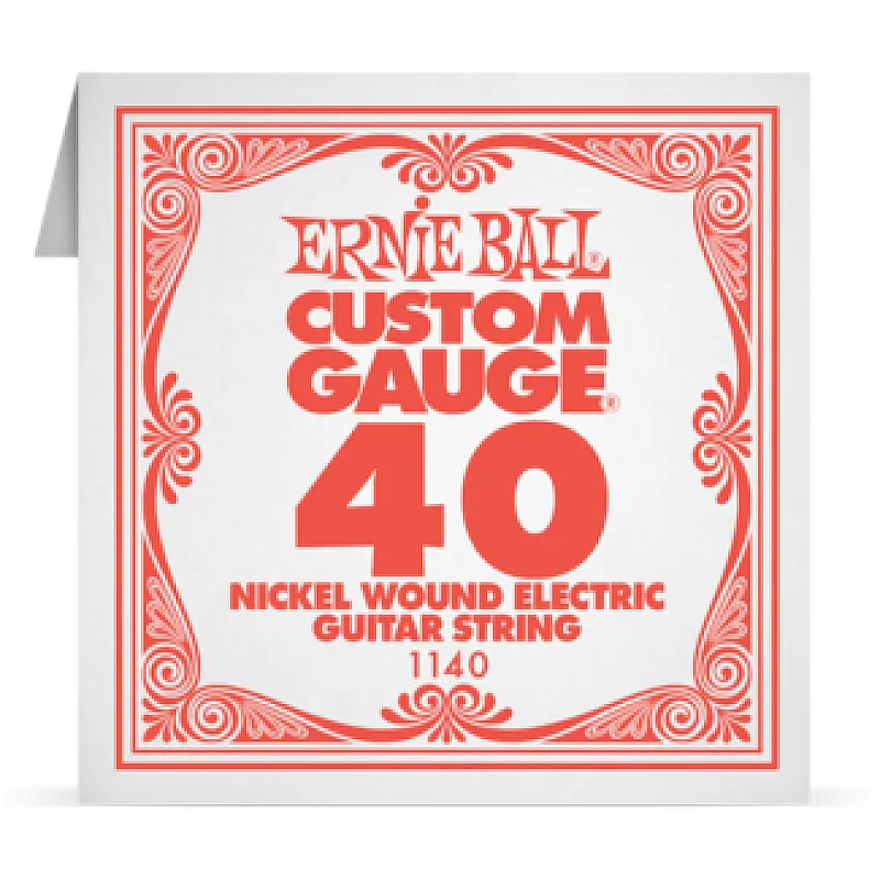 Ernie Ball 040 Nickel Wound ﻿Electric and Acoustic Guitar 1140