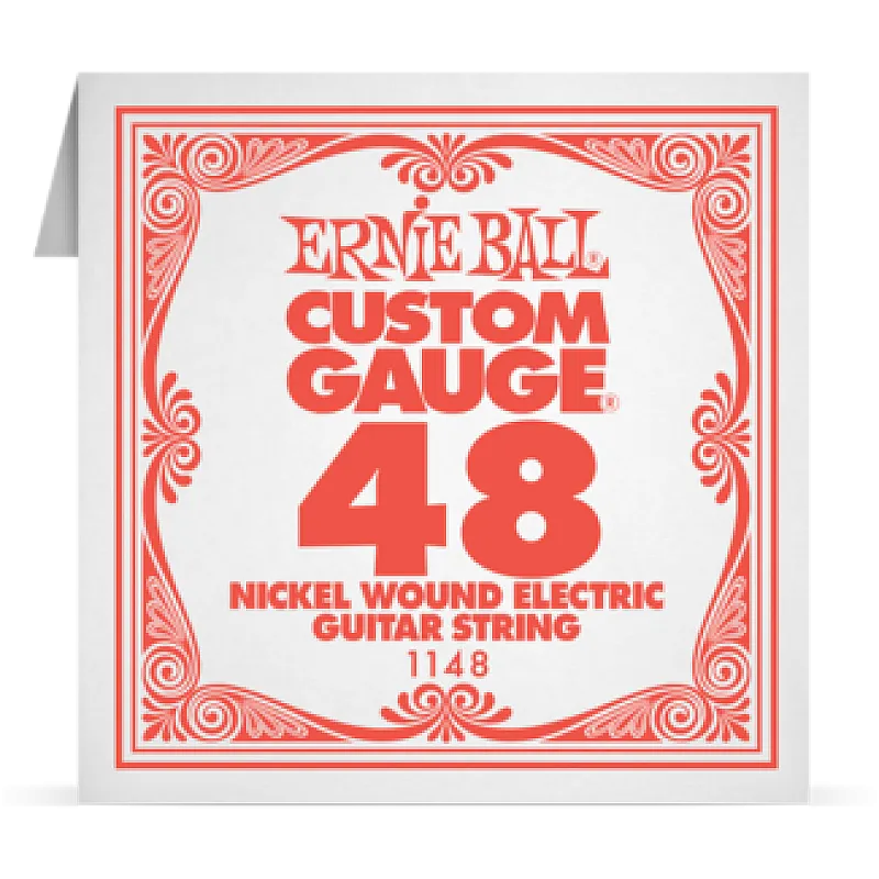 Ernie Ball 048 Nickel Wound ﻿Electric and Acoustic Guitar 1148