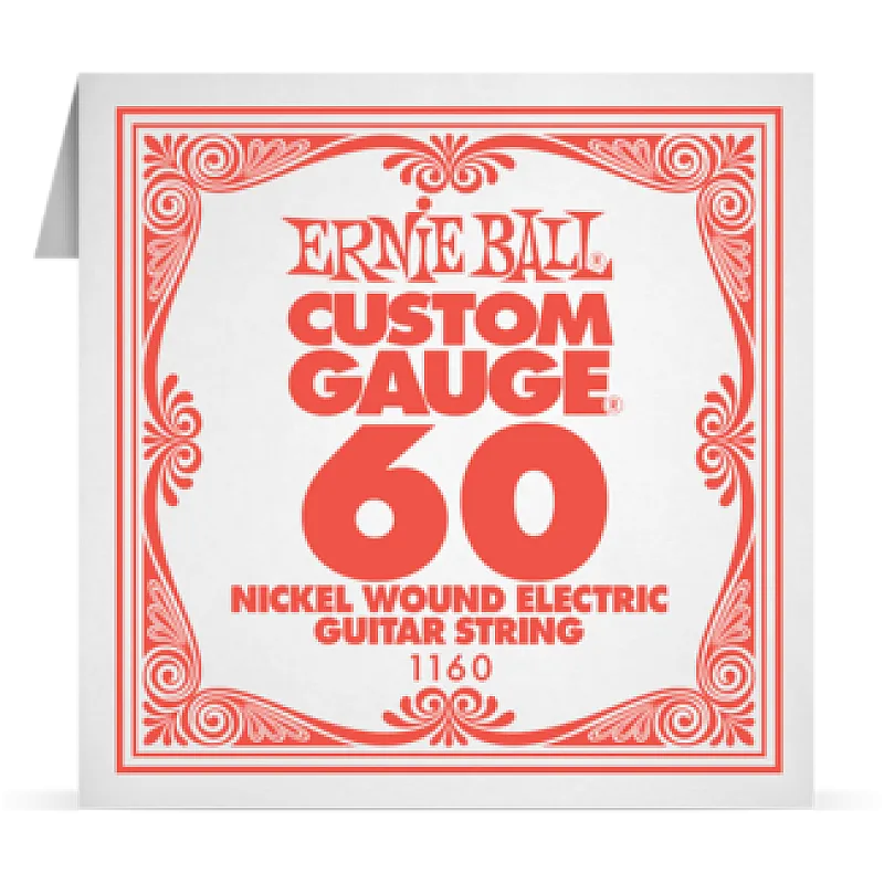 Ernie Ball 060 Nickel Wound ﻿Electric and Acoustic Guitar 1160