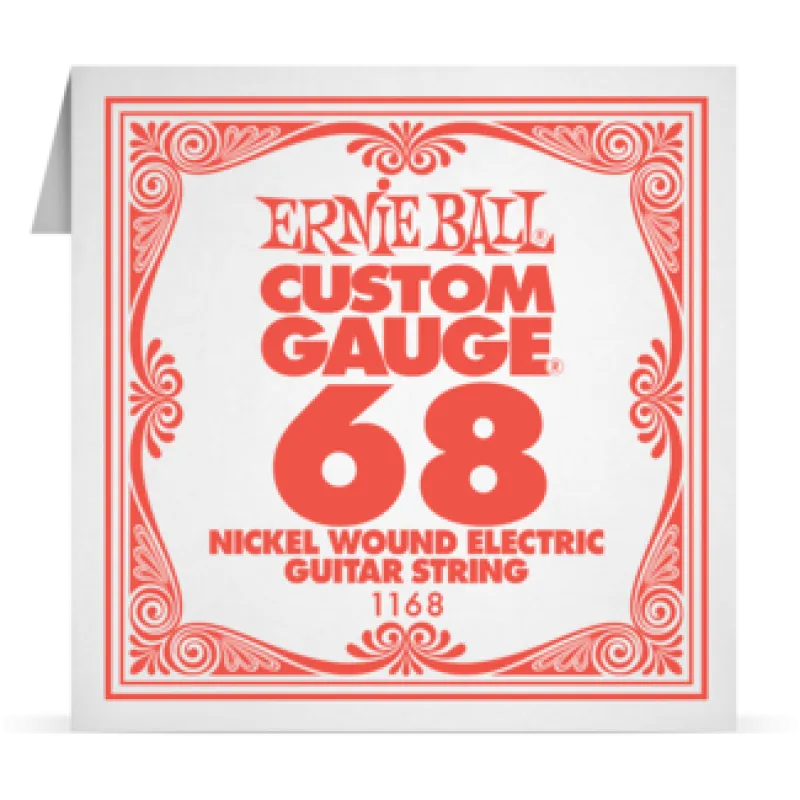 Ernie Ball 068 Nickel Wound ﻿Electric and Acoustic Guitar 1168