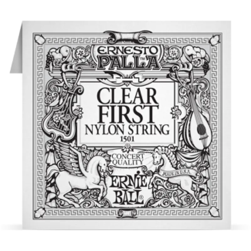 Ernie Ball 028 Clear 1ST Nylon Classic Guitar 1501