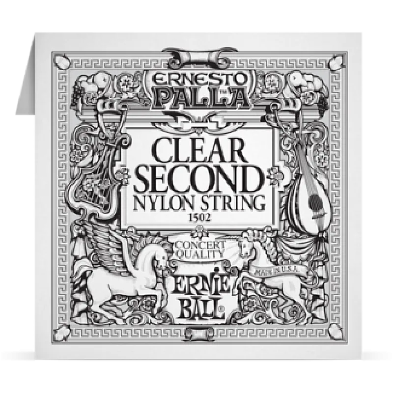 Ernie Ball 032 Clear 2ND Nylon Classic Guitar 1502